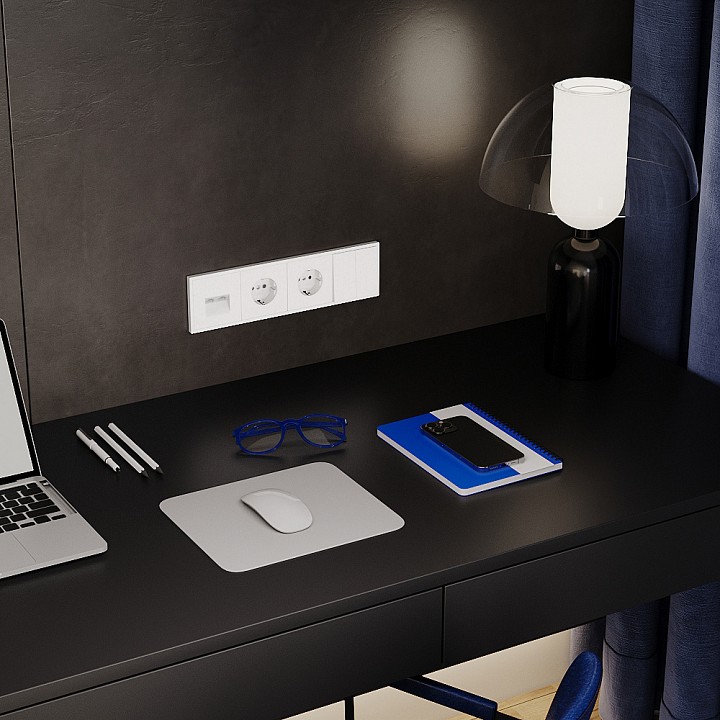 Рамка на 4 поста voltum s70 vls100402