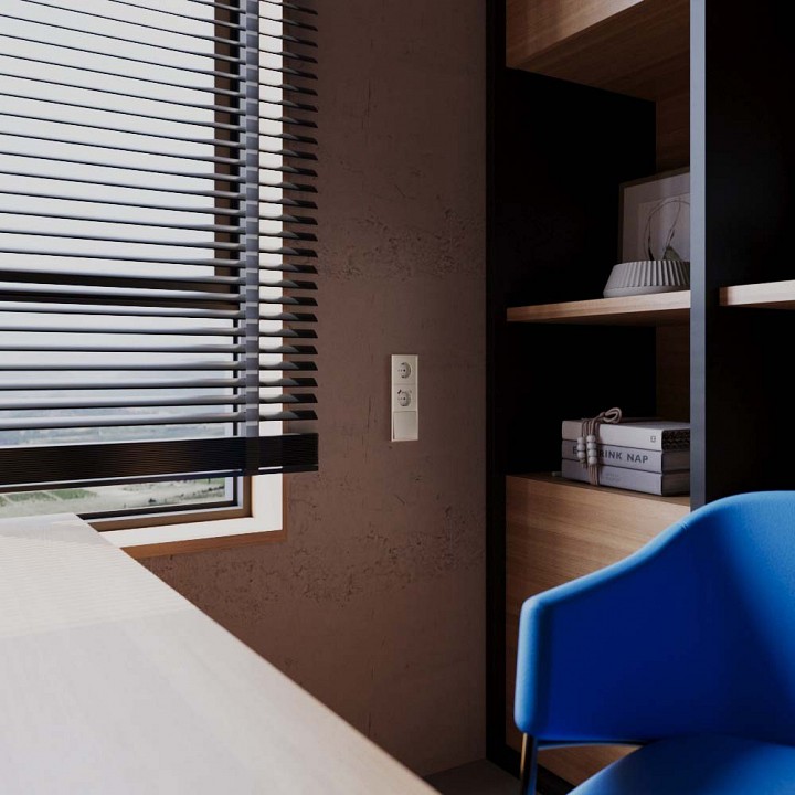 Клавиша для выключателя одноклавишного voltum s70 metal vlsm000110