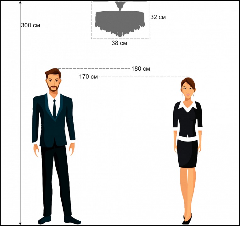 Люстра на штанге arti lampadari castellana castellana e 1.3.38.602 g