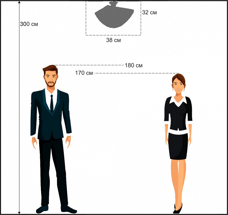 Люстра на штанге arti lampadari nobile nobile e 1.3.30.502 n