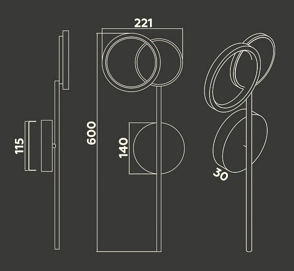 Бра ambrella light fl fl5192