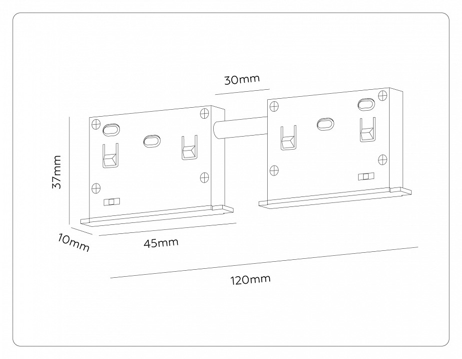 Токопровод центральный ambrella light track system gl2030
