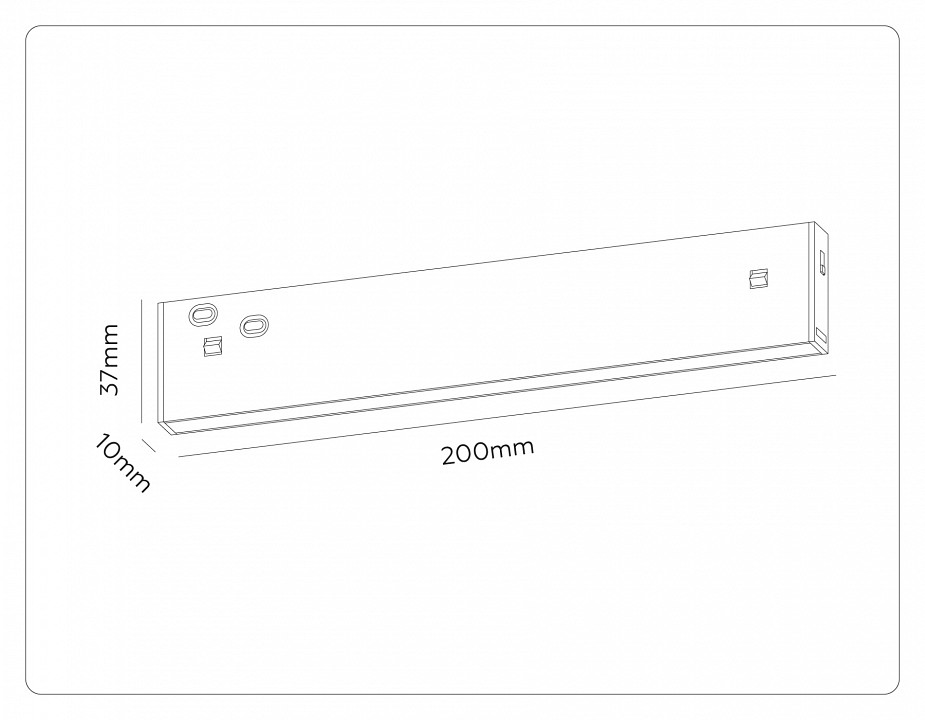 Накладной светильник ambrella light track system gl2320