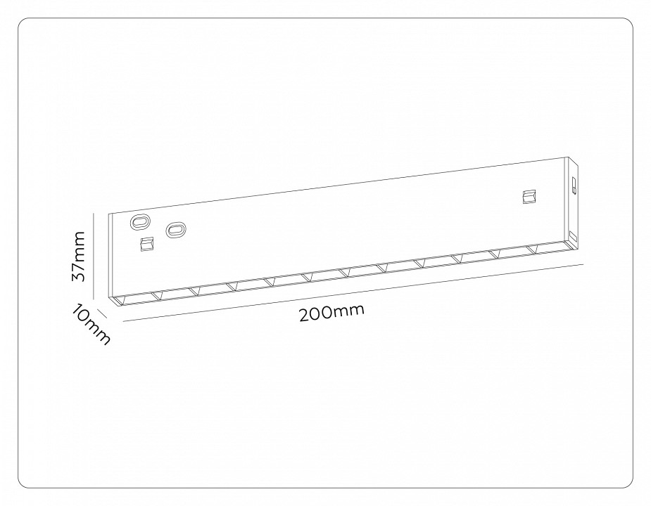 Накладной светильник ambrella light track system gl2335