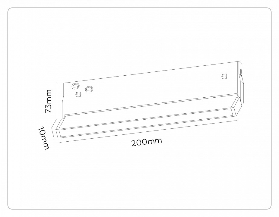 Накладной светильник ambrella light track system gl2350