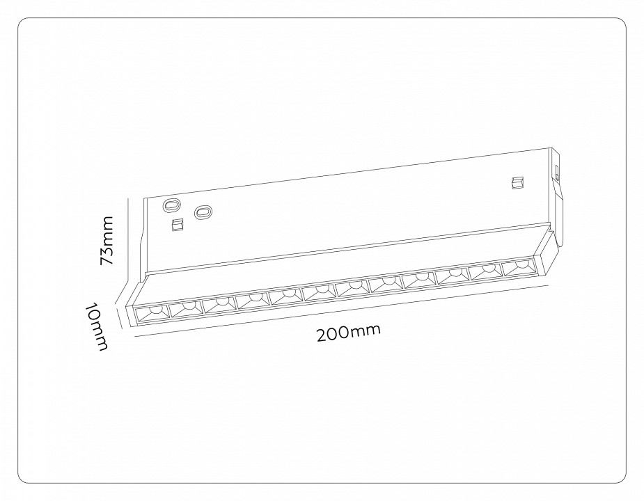 Накладной светильник ambrella light track system gl2360