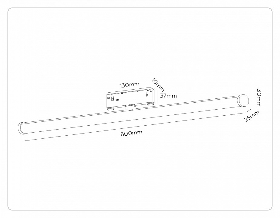 Накладной светильник ambrella light track system gl2375