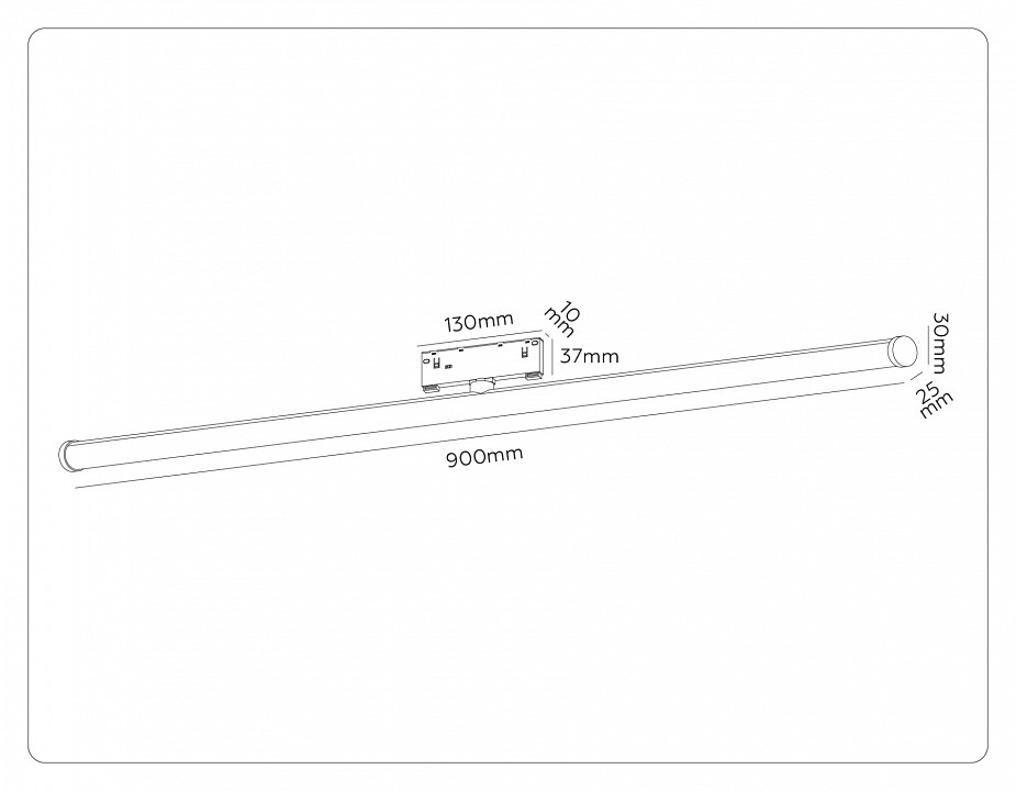 Накладной светильник ambrella light track system gl2380