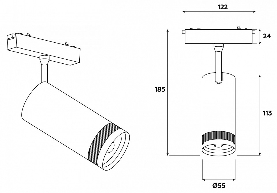 Светильник на штанге ambrella light gv gv1570