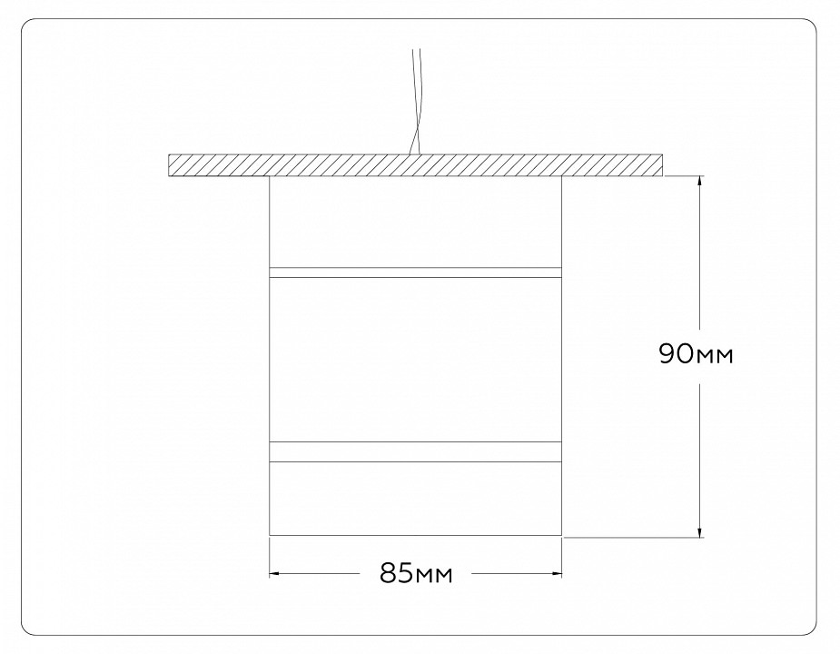Накладной светильник ambrella light ta ta1444