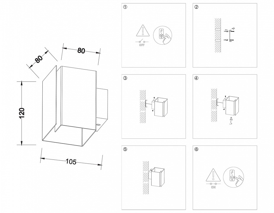 Накладной светильник ambrella light tn tn5118