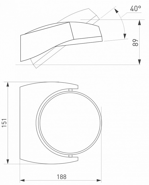 Светильник на штанге arlight eye 029979