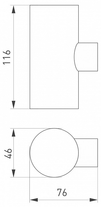 Светильник на штанге arlight ray 034136