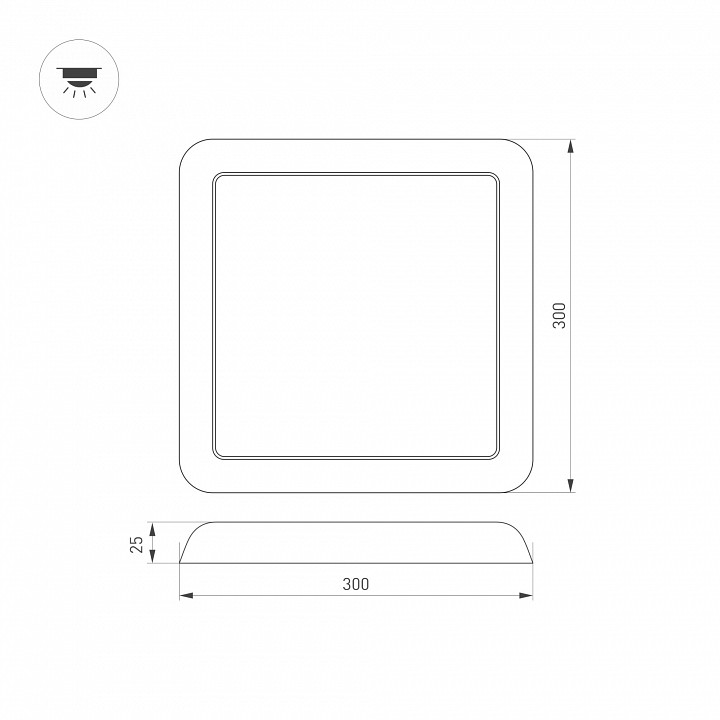Накладной светильник arlight fiokk 034472