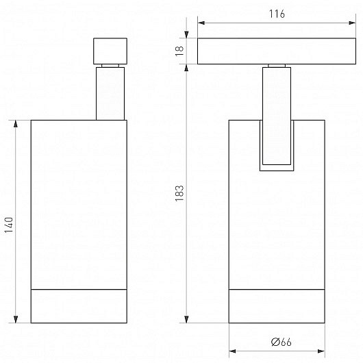Светильник на штанге arlight mag-orient 037124