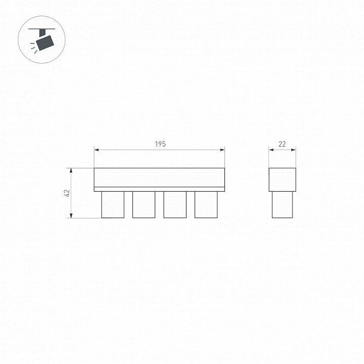 Накладной светильник arlight mag-orient 37330