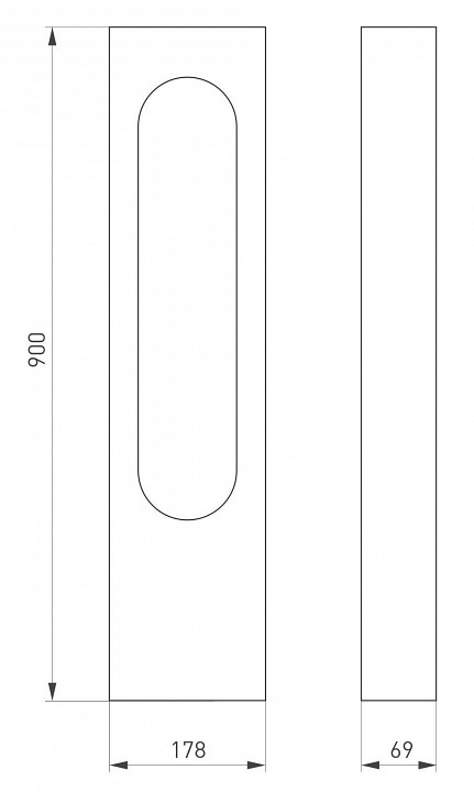 Наземный высокий светильник arlight muse 037523