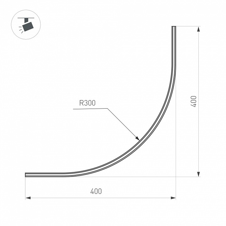 Трек накладной arlight mag-microcosm 043247