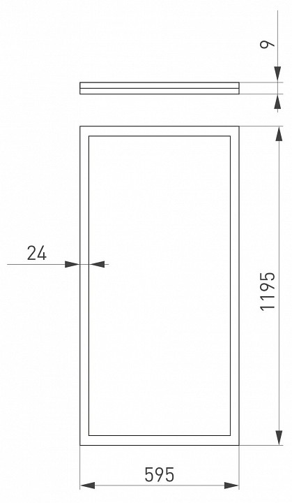 Светильник для потолка армстронг arlight intenso 043580