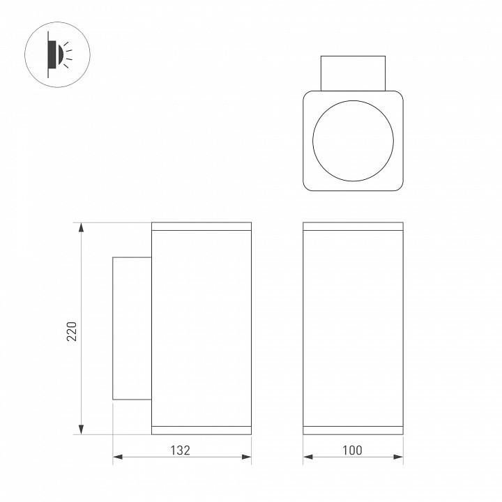 Накладной светильник arlight lgd-evo 046194