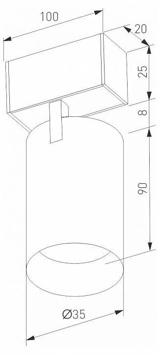 Светильник на штанге arlight mag-25 046310