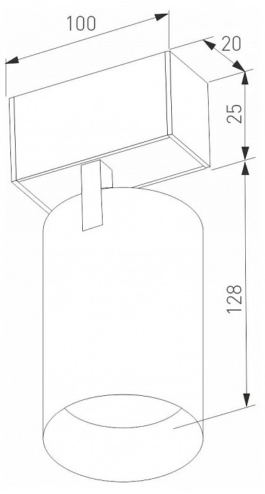 Светильник на штанге arlight mag-25 046321