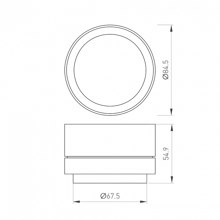 Кольцо декоративное arlight calipso 046748