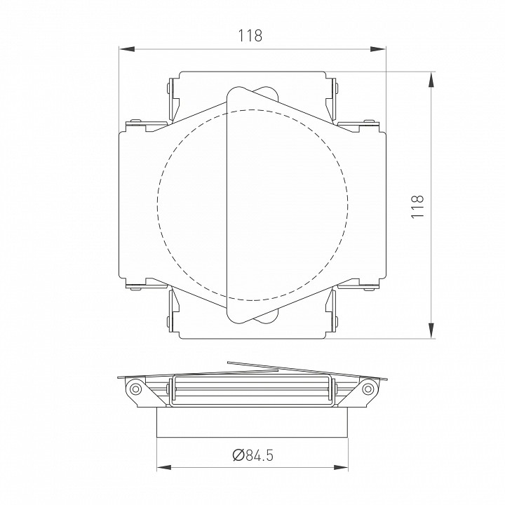 Кольцо декоративное arlight calipso 046761