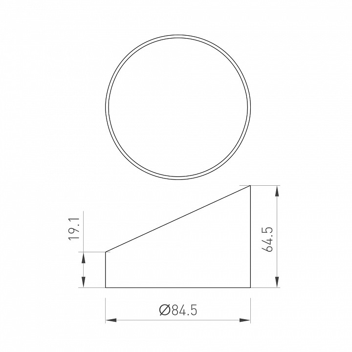 Кольцо декоративное arlight calipso 046770