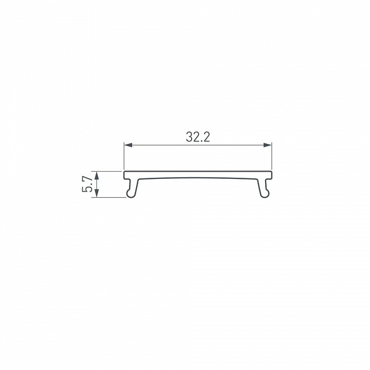 Рассеиватель arlight linia32 058473