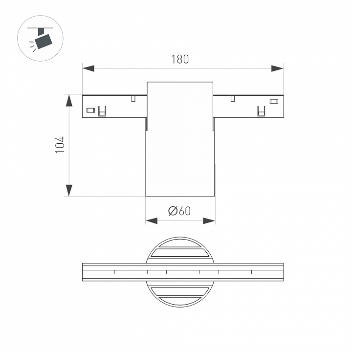 Накладной светильник arlight mag-orient 059257