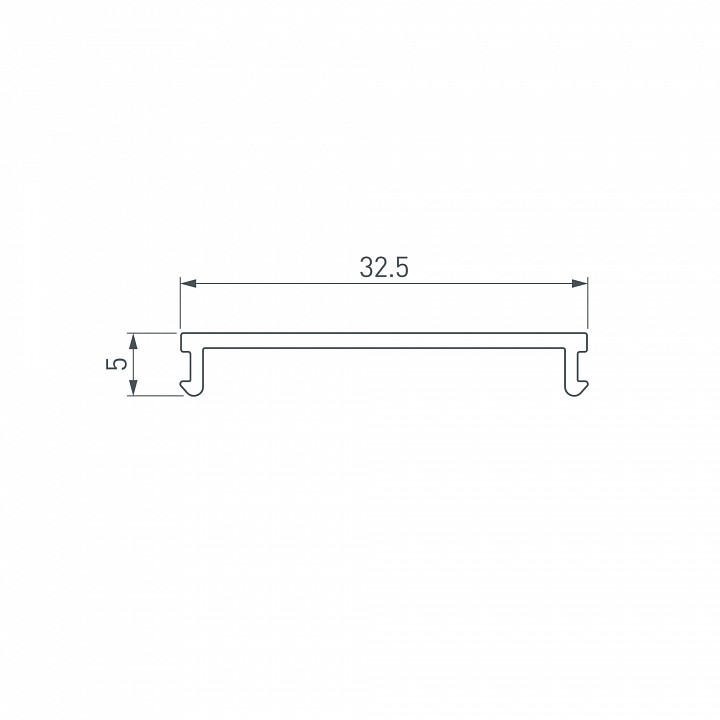Рассеиватель arlight linia32 059673