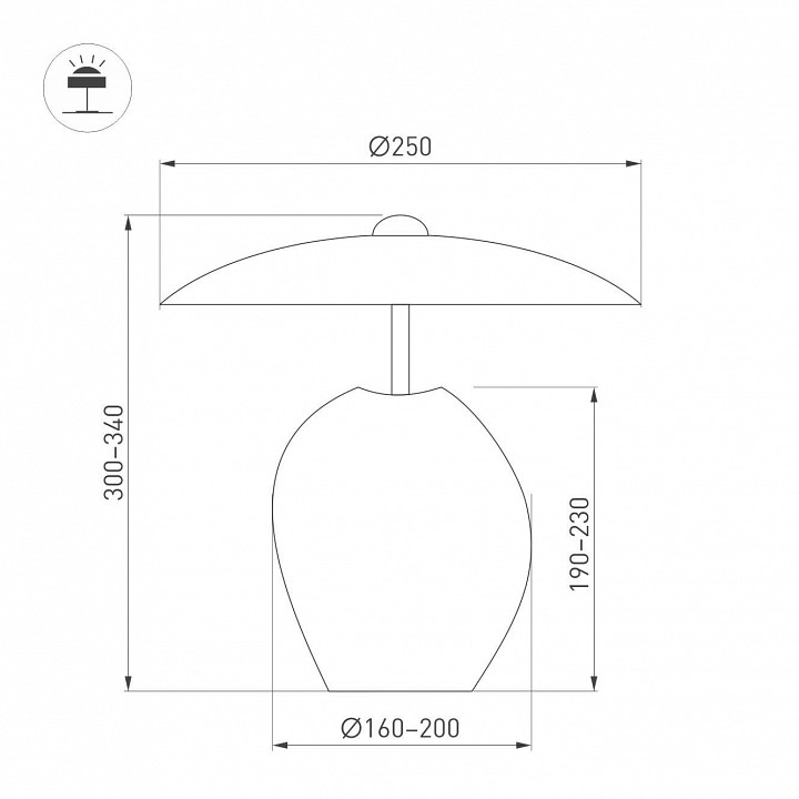 Настольная лампа декоративная arlight umani 061711