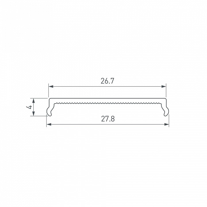 Рассеиватель arlight opal 062252