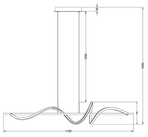 Подвесной светильник arte lamp twisted a4587sp-30bk