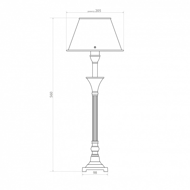 Настольная лампа декоративная covali  nl-50324