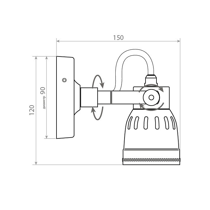 Бра covali  wl-50719