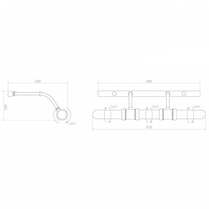 Подсветка для картины covali  wl-52013