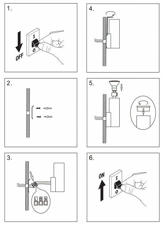 Накладной светильник denkirs scope dk5021-wh
