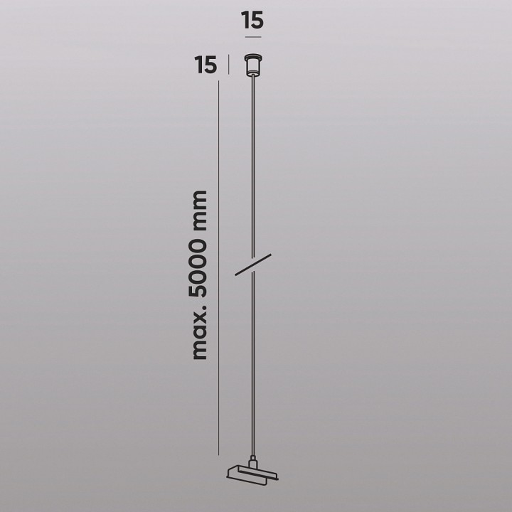 Подвес для трека denkirs smart base tr2127-bk