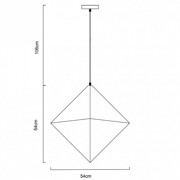Подвесной светильник divinare rombo 5114/02 sp-1