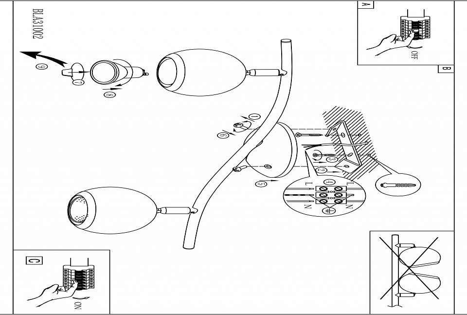 Спот eglo bimeda 31002