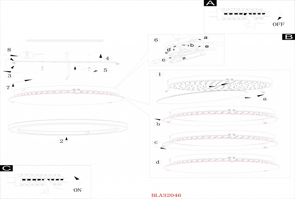 Накладной светильник eglo arezzo 2 32046