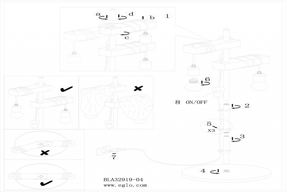 Торшер eglo townshend 32919