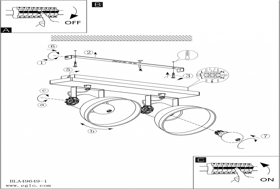 Спот eglo barnstaple 49649