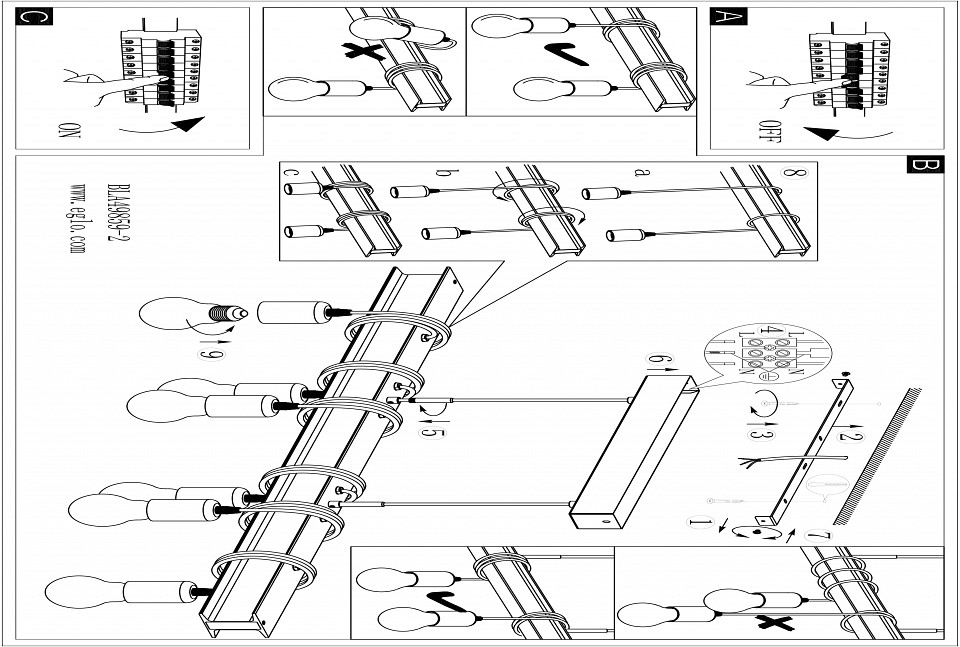 Подвесной светильник eglo townshend 4 49859