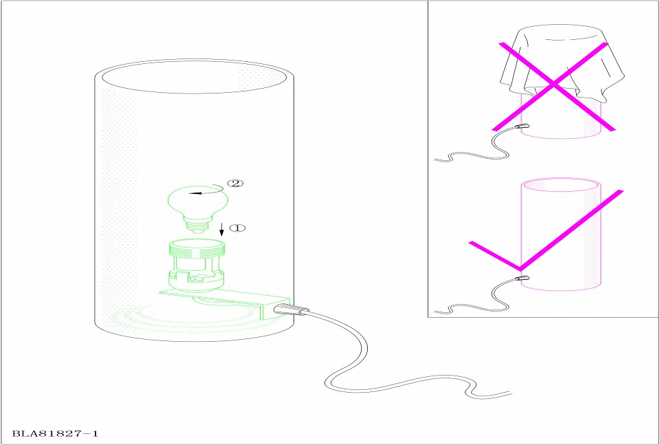 Настольная лампа декоративная eglo geo 81827