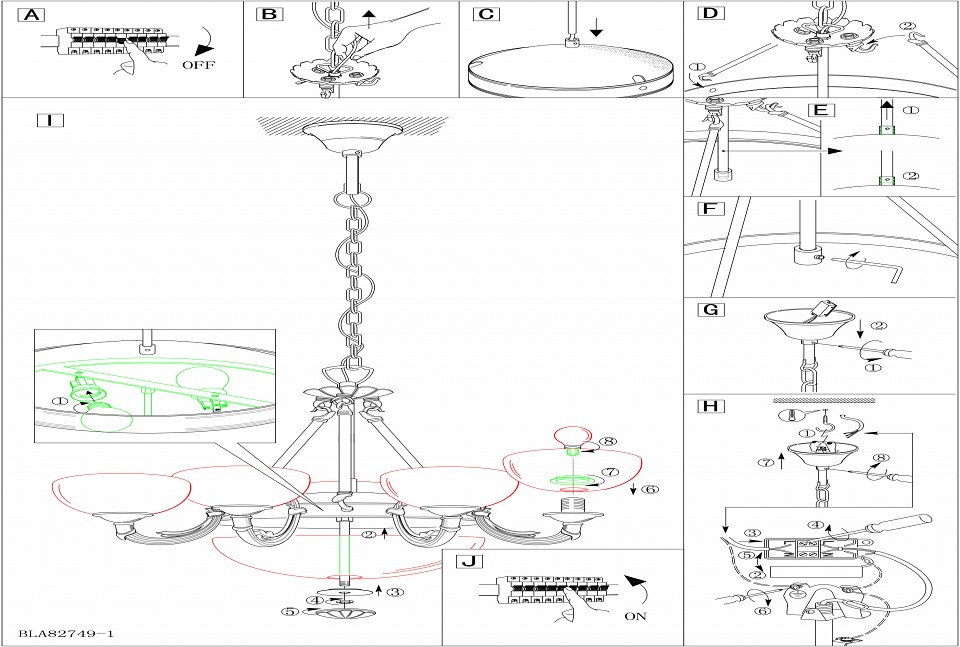 Подвесная люстра eglo savoy 82749