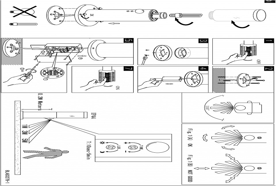 Наземный низкий светильник eglo helsinki 83279