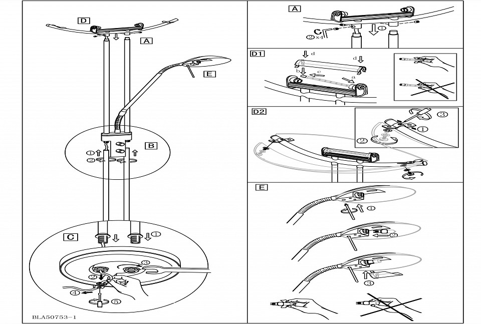 Торшер с подсветкой eglo baya 85971